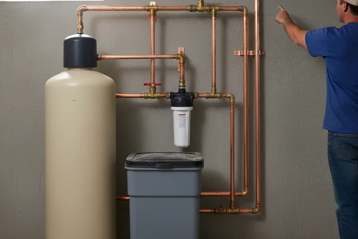 Whole-house water treatment system installed in Rindge